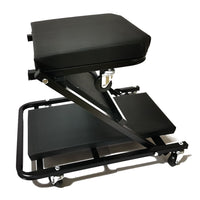 48" 2 in 1 Folding Creeper Mechanic Stool Seat Garage Repair Trolley Workshop