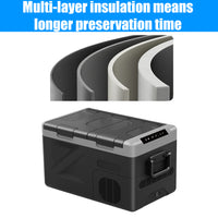 35L Portable Car Fridge Freezer Dual Zone Separate Temperature 12V/24V/240V 4WD