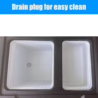 35L Portable Car Fridge Freezer Dual Zone Separate Temperature 12V/24V/240V 4WD