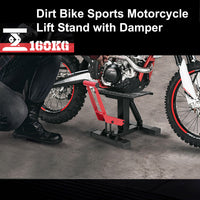 160kg Dirt Bike Sports Motorbike Off Road Motorcycle Lift Stand With Damper