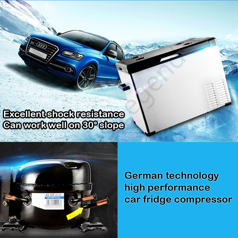 25L Portable Car Fridge Freezer for Camping SUV Truck 4WD Caravan Boat 12/240V