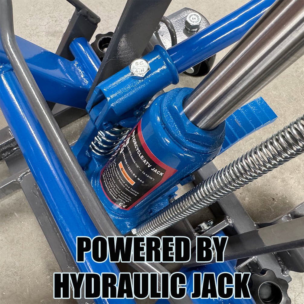 680KG Load Motorcycle Lift Jack ATV Lift Table 115mm-375mm Motorbike Stand Hoist