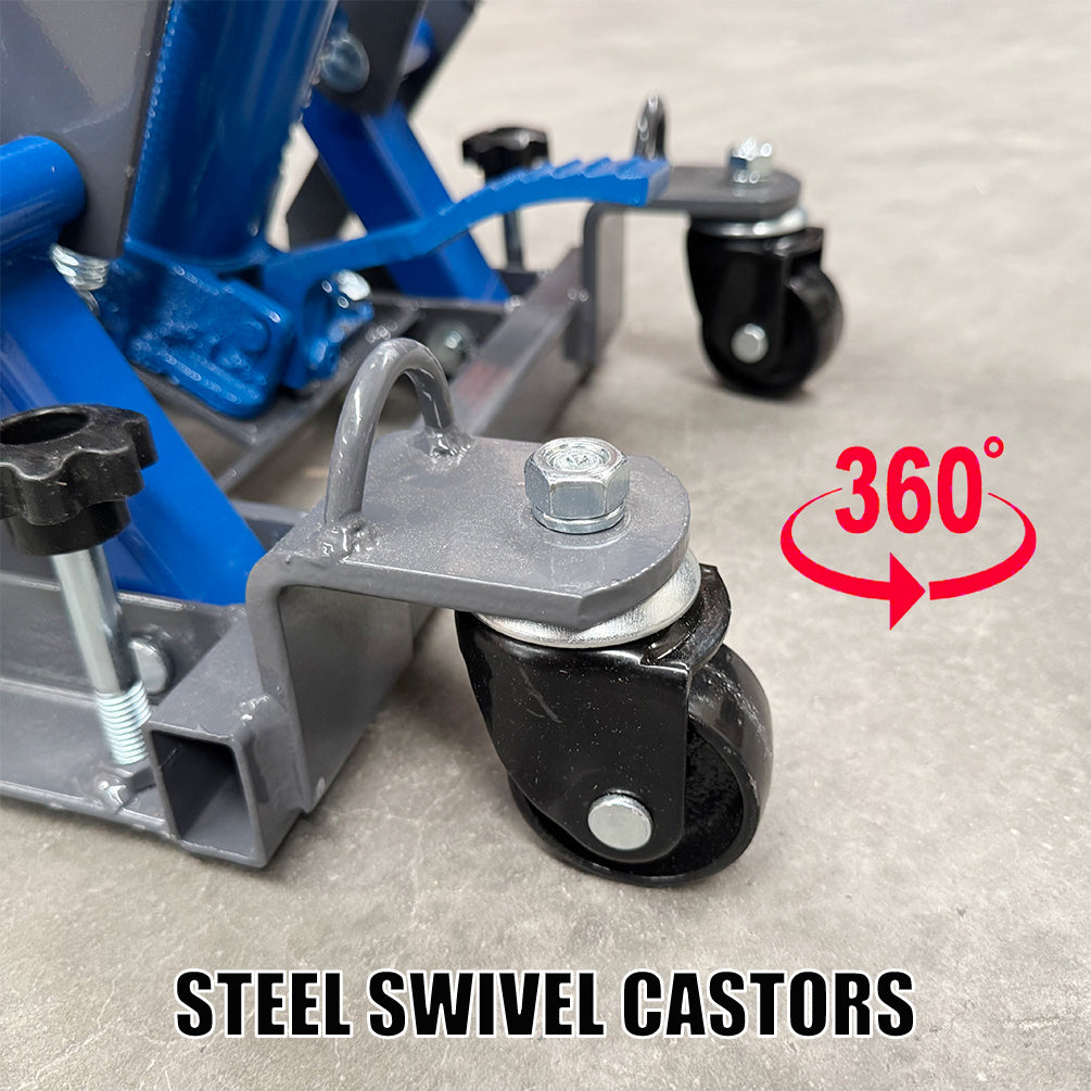680KG Load Motorcycle Lift Jack ATV Lift Table 115mm-375mm Motorbike Stand Hoist