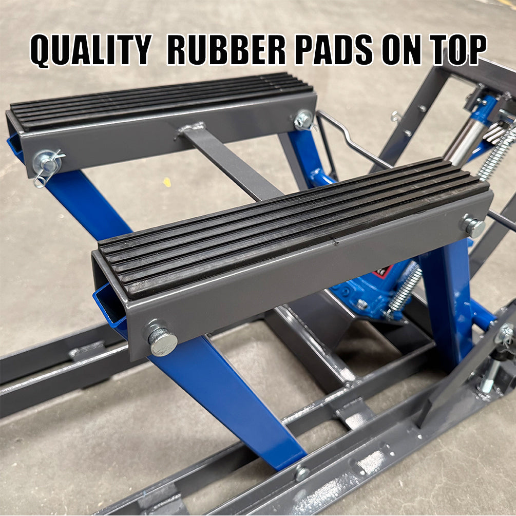 680KG Load Motorcycle Lift Jack ATV Lift Table 115mm-375mm Motorbike Stand Hoist