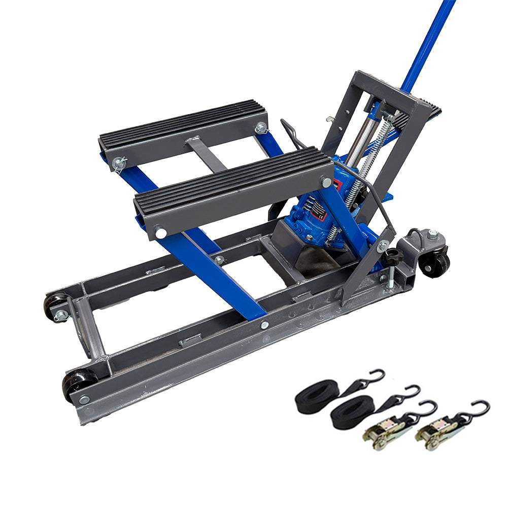 680KG Load Motorcycle Lift Jack ATV Lift Table 115mm-375mm Motorbike Stand Hoist