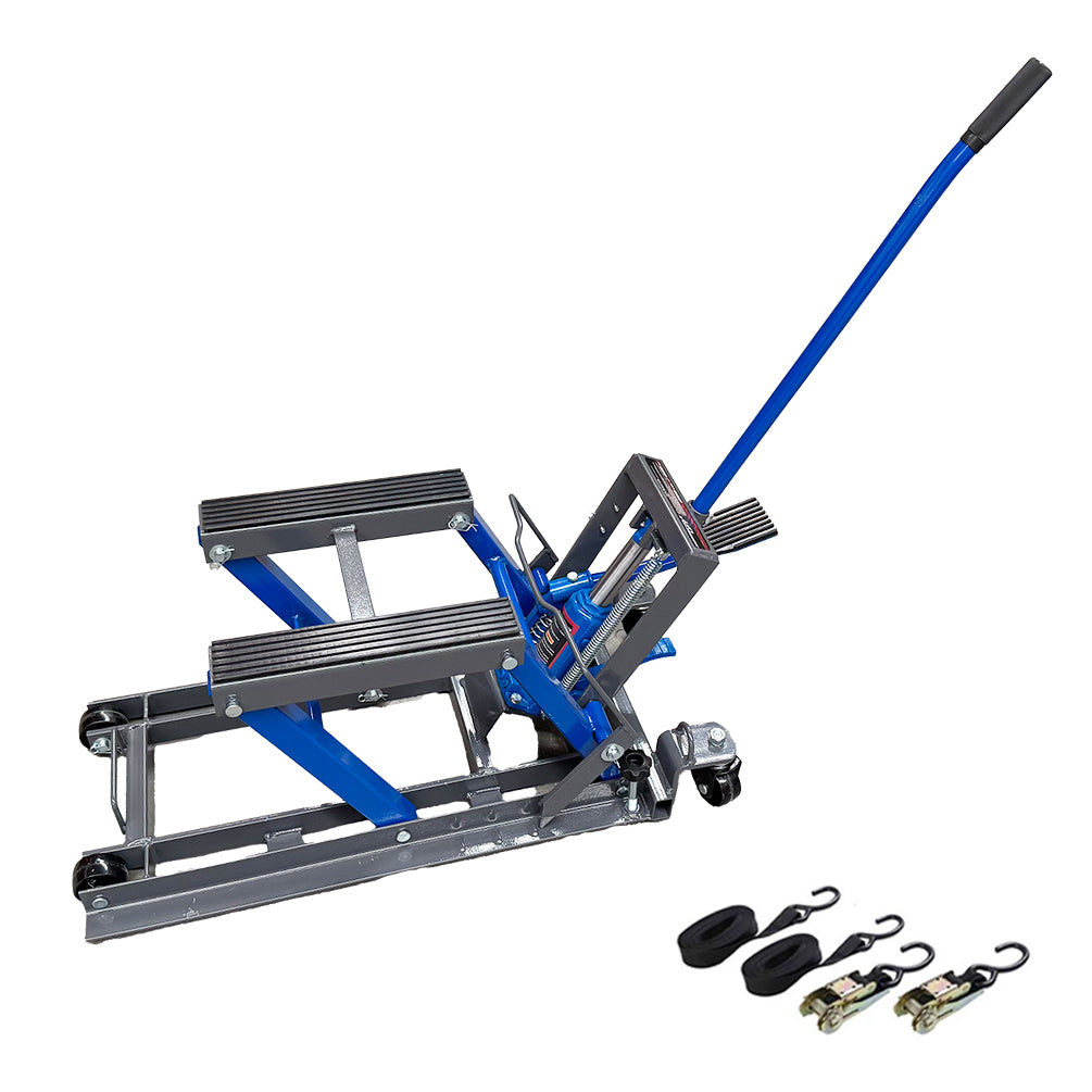 680KG Load Motorcycle Lift Jack ATV Lift Table 115mm-375mm Motorbike Stand Hoist