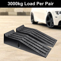 2PC Car Service Ramps Set-3000kg Load per Pair-17cm High Rise