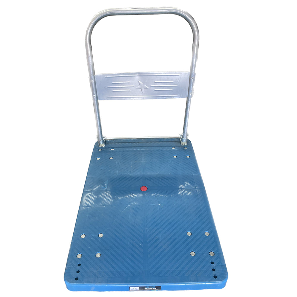 300kg Foldable Platform Trolley Hand Truck Ball Bearing Soft Rubber Castors