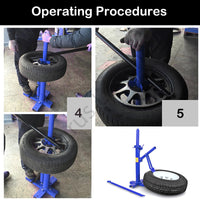 Portable Manual Tyre Changer Bead Breaker for 15"-21" Car SUV Van 4WD Wheel