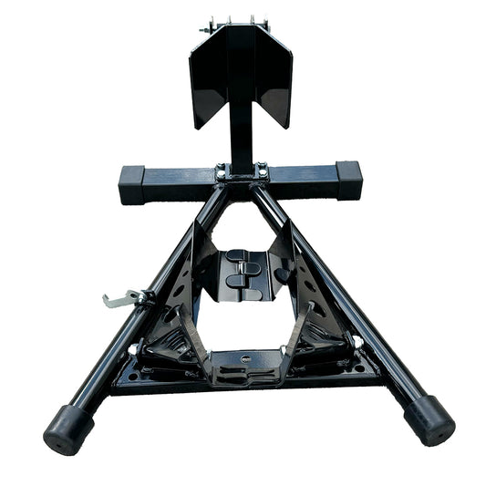 Heavy Duty Adjustable Motorcycle Front Wheel Chock Motorbike Trailer Stand