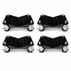 4PC Car Wheel Dolly Vehicle Positioning Jack Transport Trolley Set 2720kg Load