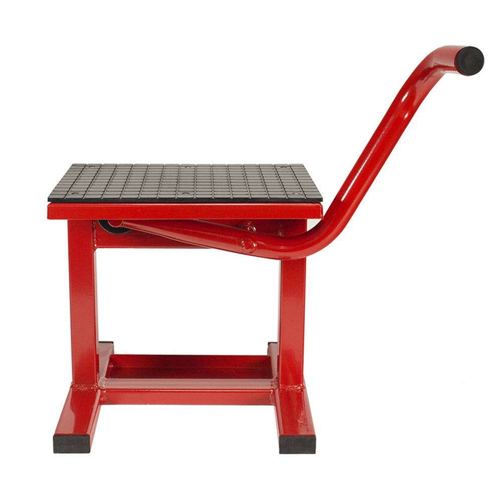 Dirt Bike Motorcycle Lift Motorbike Stand Work Bench Lifter 150kg Load Red