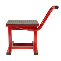 Dirt Bike Motorcycle Lift Motorbike Stand Work Bench Lifter 150kg Load Red