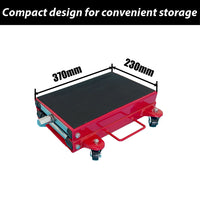 Mobile Motorcycle Scissors Lift Motorbike Jack Stand with Wheels 500kg Load