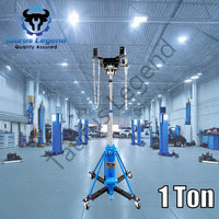 1000kg Heavy Duty Dual Stage Gearbox High Lift Transmission Jack with Foot Pedal