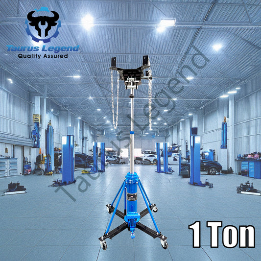 1000kg Heavy Duty Dual Stage Gearbox High Lift Transmission Jack with Foot Pedal
