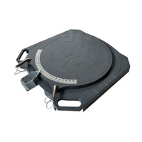 2PC Aluminum Wheel Alignment Turntable Pair 360° Rotating Turn Plate