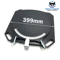 2PC Aluminum Wheel Alignment Turntable Pair 360° Rotating Turn Plate