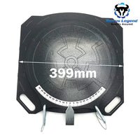 2PC Aluminum Wheel Alignment Turntable Pair 360° Rotating Turn Plate