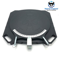 2PC Aluminum Wheel Alignment Turntable Pair 360° Rotating Turn Plate