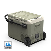 Eisberge 45L Portable Wheeled Car Fridge Freezer Camping Caravan 12V-24V-240V