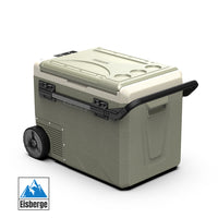 Eisberge 45L Portable Wheeled Car Fridge Freezer Camping Caravan 12V-24V-240V