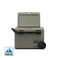 Eisberge 45L Portable Wheeled Car Fridge Freezer Camping Caravan 12V-24V-240V